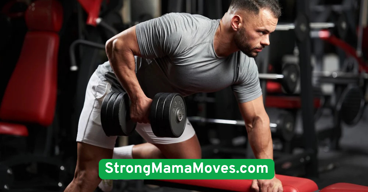 Dumbbell Rows (or Water Bottle Rows)