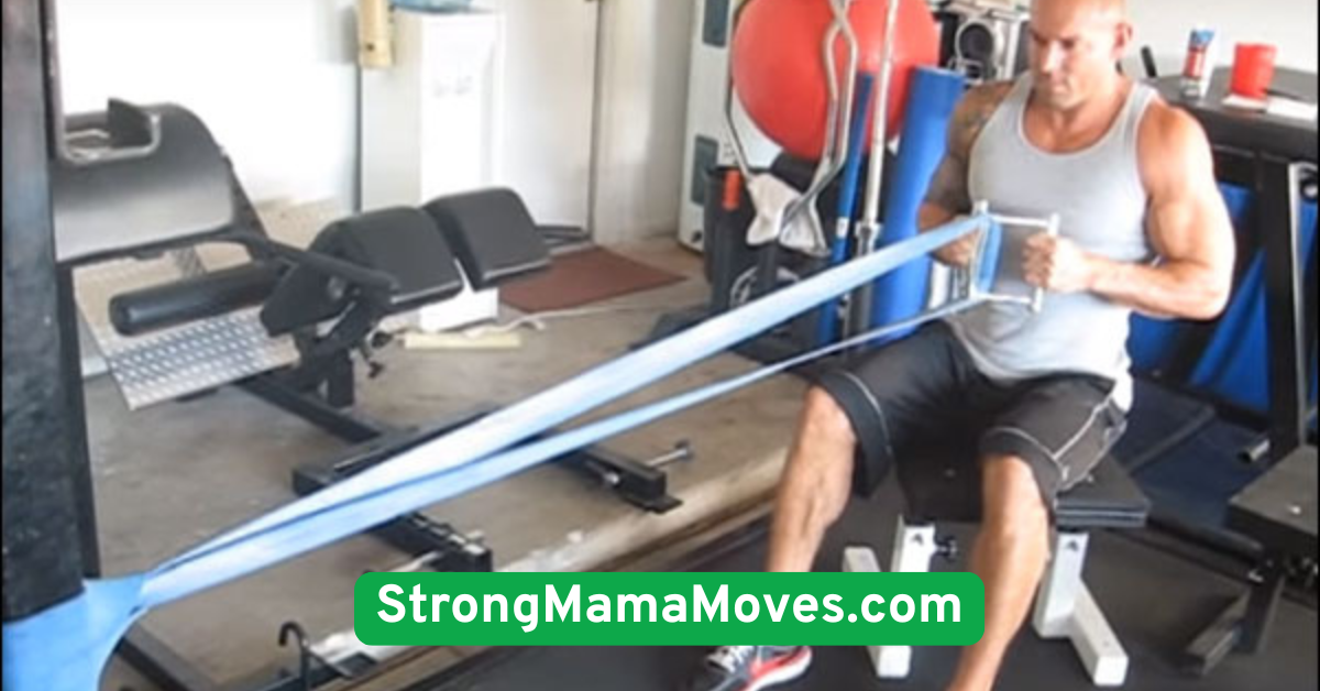Seated Rows with Resistance Band