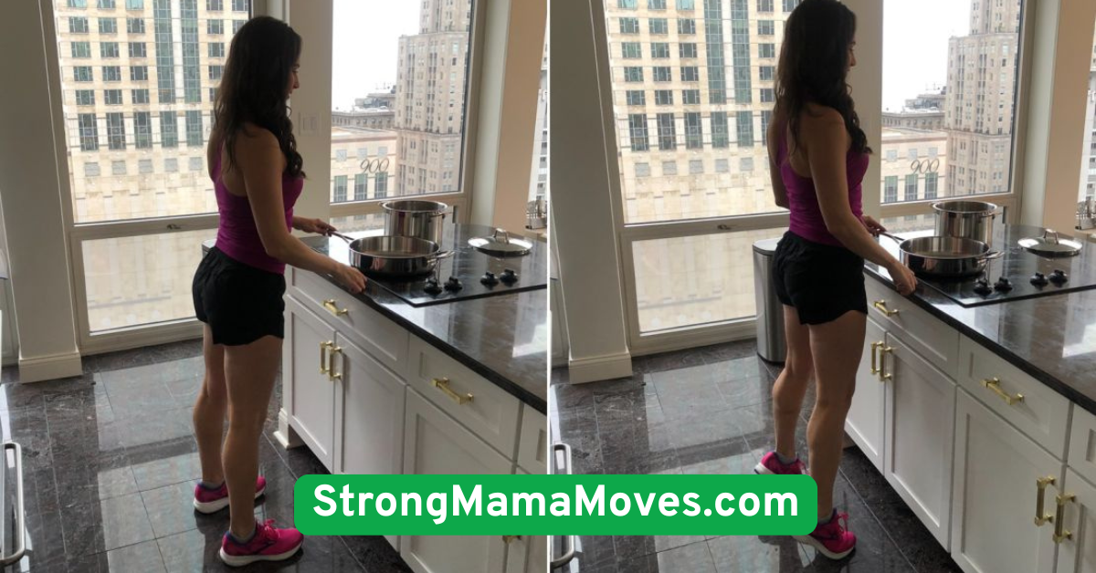 Kitchen Counter Calf Raises